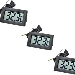 r-tek Digital Fridge Thermometer with LCD for Fridges Freezers, Black (Pack-3) Hydrometer-picture-10