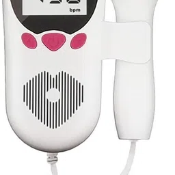 balson Home Use with Inbuild Speaker, Large Display Size, 250ml Ultra Sound Gel Pink, White Fetal Doppler-picture-15