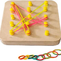 popplop Wooden Montessori Geoboard Toys for kids Mathematical Educational Shape Puzzle-picture-20