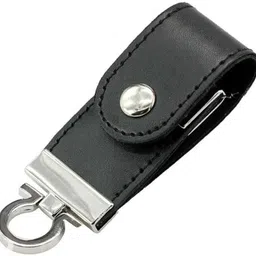 KML Leather Pendrive 32 GB USB Flash Drive Keyring Shape 32 GB Pen Drive Compatible with Laptop, Mobile, Desktop Computer, Tablet, Gaming Console, Gaming Console USB 2.0 Metal Case image 3
