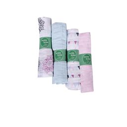 Moms Home Infant Kids Set of 4 Organic Cotton Muslin Swaddles-picture-33