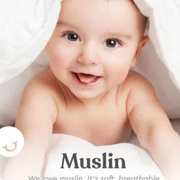 haus & kinder Infants Set of 5 Printed Pure Cotton Muslin Swaddle Wrap image 2