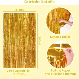 1iam Solid Mother's Day Decoration Items - 'Happy Mother's Day' Banner | Foil Curtain Balloon image 4