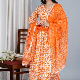 rudrama Women Viscose Rayon Kurta Pant Dupatta Set-picture-24