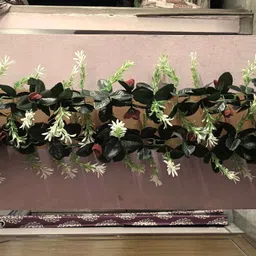 kingstyle impex Artificial Flowers Home Decoration Vine & Creepers Plant Wall Hanging Chain G682 Multicolor Rose Artificial Flower image 2