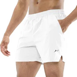 prosharx Solid Men White Sports Shorts-picture-27