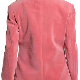 fusion fashion Women Solid Mandarin Casual, Formal, Party, Festive & Wedding Blazer image 2