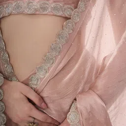 kalista Embellished Bollywood Chiffon Saree image 4