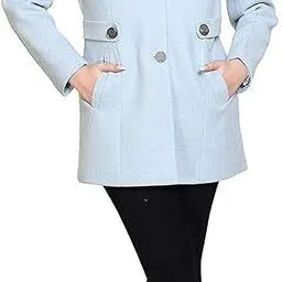 comfy sparrow WOOL BLEND Coat For Women image 1