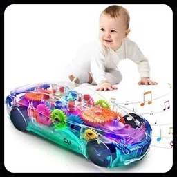 paramount gallery Transparent Musical Concept Racing Car with 3D Flashing LED Lights -A407_(PO2)-picture-24