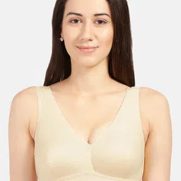 Sonari Cream Non Padded Non Wired Camisole Bra image 2