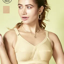 Floret Women Nude-Coloured & Beige Everyday Bra-image-87