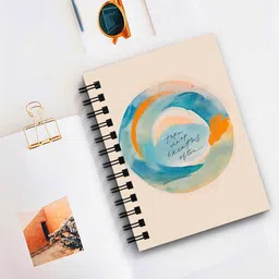 di-kraft Wiro Binding | Spiral Diary Notebook For Office Use | Gift (5*7 Inch, 160 Pages) A5 Diary Unruled 160 Pages-picture-12