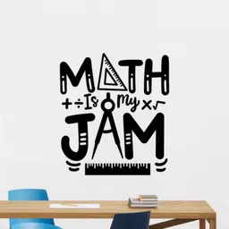 snappyvinyl 62 cm Math is My Jam Wall Self Adhesive Sticker-picture-21