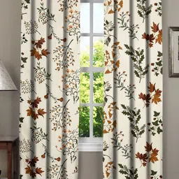 rrc 213 cm (7 ft) Polycotton Room Darkening Door Curtain (Pack Of 2)-picture-48