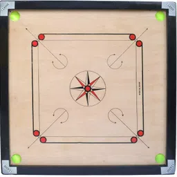 Full Size 32 INCH Woden Game with Premium Wooden Coin Striker Powder 32 cm Carrom Board-image-52