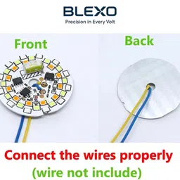 blexo 9W 220V AC RGB DOB Color Changing LED Bulb Raw Material(Pack of 10, Multi-Color) Light Electronic Hobby Kit image 3