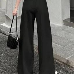 stockton Women Solid Black Track Pants image 2
