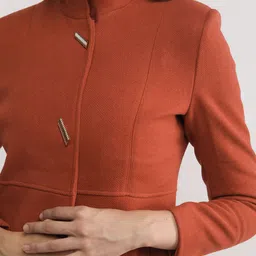 protex Wool Solid Coat For Women image 4