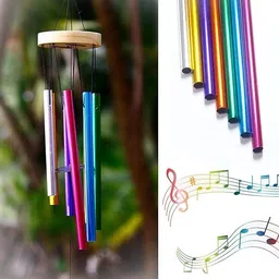 gift vibe HOME DECOR ITEMS SHOWPIECE WINDCHIME WALL HANGING FANG SHUI GIFT ITEMS Decorative Showpiece - 18 cm image 3