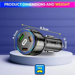 amiciauto 90 Amp Turbo Car Charger image 3