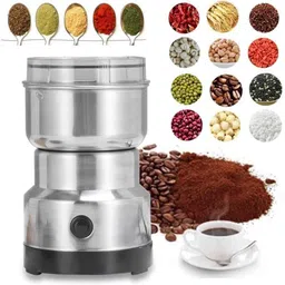 bharatmart ®Coffee Grinder Electric Multifunction Small Food Grinder Grain Grinder Personal Coffee Maker-picture-16