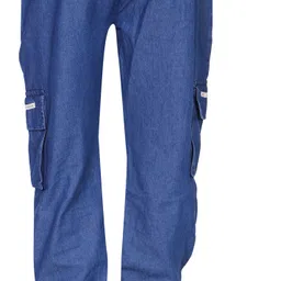 hy fashion Jogger for men Dark blue in denim cloth Men Pyjama image 4