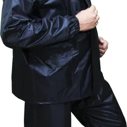 classic Solid Men Raincoat image 2