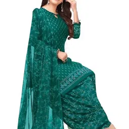 shyam enterprises Unstitched Crepe Salwar Suit Material Printed-picture-20