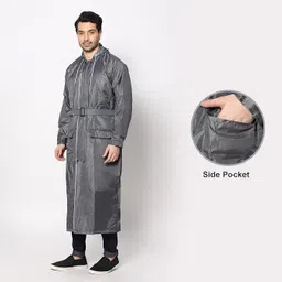the rainberry Solid Men Raincoat image 3