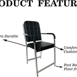 tarun gramudyog Leatherette Office Arm Chair image 2