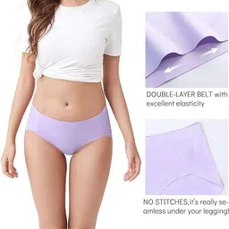 culture flossy Pack of 5 Women Hipster Multicolor Panty image 3