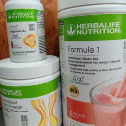 herbalife Weight Loss Combo with 3 piece Formula 1 Shake Mix - STRAWBERRY Flavor, Personalized Protein Powder 200G, AFRESH ENERGY DRINK ELAICHI Powder-picture-12