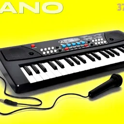 ziddjeet X224 Keys Piano Toy with Microphone, USB Power Cable & Sound Recording Best Birthday Gift for Boys and Girls Musical Instruments Analog Digital Piano-picture-25