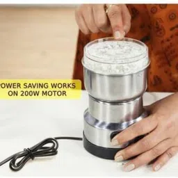 e grow Mini Electric Grinder for Coffe Beans Spices Dry Fruits Portable Grinder Machine 240 W Mixer Grinder image 5