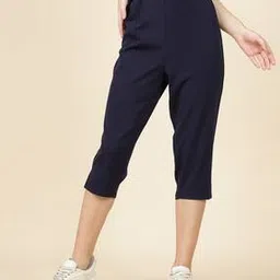 Shein Activewear Mid-Calf Length High Rise Slit Hem Relaxed Fit Capris-picture-34