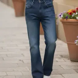 Shein Full Length Fly with Button Closure Mid Wash Jeans-picture-20