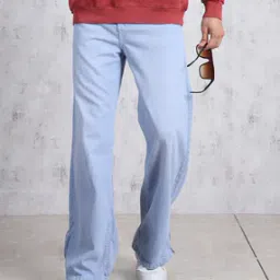 Shein Full Length Low Rise Light Wash Jeans with Ankle Zip-picture-51