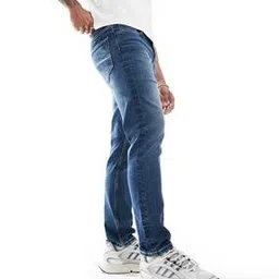 Men Mid-Wash Slim Fit Jeans-image-41