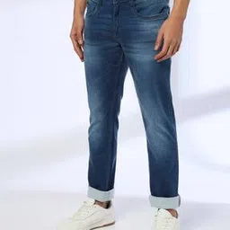 john players jeans Men Lightly Washed Slim Fit Jeans-picture-19