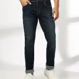 john players jeans Men Lightly Washed Slim Fit Jeans-picture-12