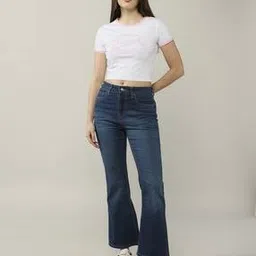 lee cooper Women Lightly Washed Bootcut Jeans-picture-24