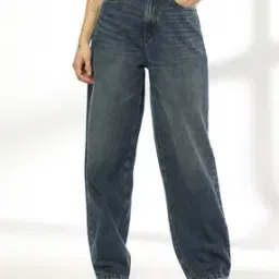 dnmx Women Mid-Wash Baggy Jeans-picture-23