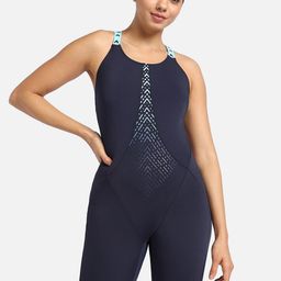 Speedo Abstract Printed Shoulder Straps Racerback Legsuit-picture-36