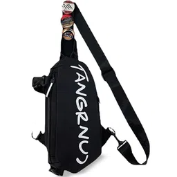 Palay Structured Sling Bag with Applique image 1