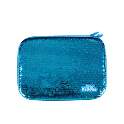 Smily Kiddos Kids Blue Printed Sequined Pencil Case image 5