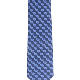 Tossido Men Blue Woven Design Broad Tie image 4