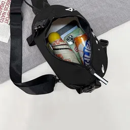 Palay Structured Sling Bag with Applique image 3