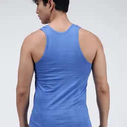 AMUL COMFY Pack Of 4 Pure Cotton Undershirt Vests AC-CVESTRN-SKY-S-4PC image 3