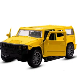 toy cloud Hummer Die Cast Metal Car Toy Scale Model with Opening Doors Pull Back Cars Toy image 1